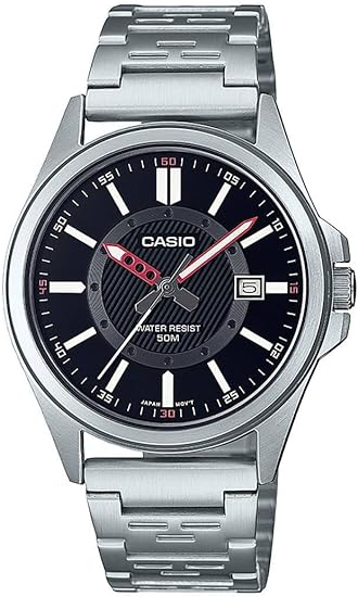 Casio MTP-E700D-1EVEF Men's Watch with Stainless Steel Strap - Chronographworld