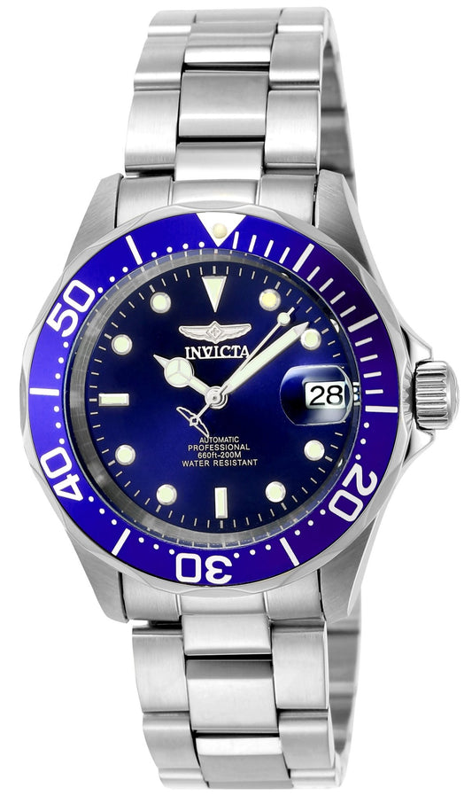 Invicta Pro Diver 9094 men's automatic watch with date window and unidirectional bezel